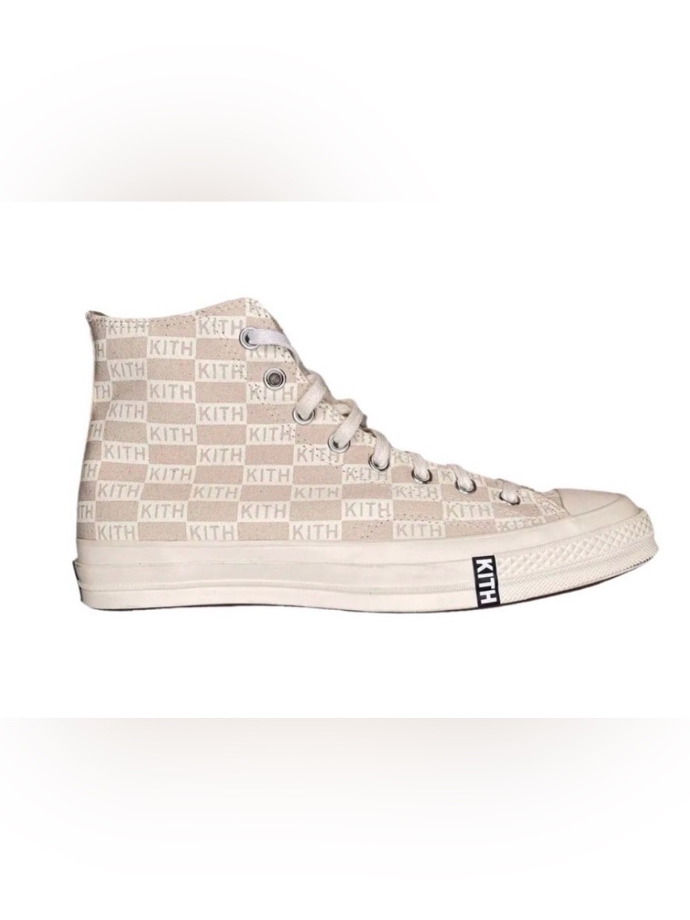 Kith x Chuck 70 High Hi Taylor All Star Natural Monogram 9 mens 11 womens